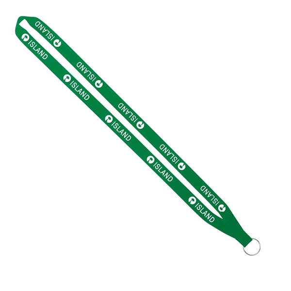 5/8" x 16" polyester lanyard with a sewn silver split ring.... from ASI 88060 Snugz/USA Inc / SnugZ USA®