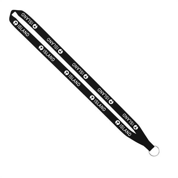 5/8" x 16" polyester lanyard with a sewn silver split ring.... from ASI 88060 Snugz/USA Inc / SnugZ USA®