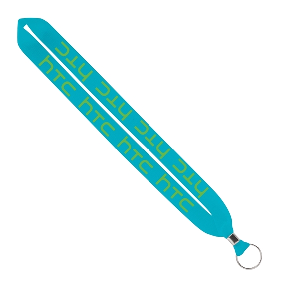 1" x 16" polyester lanyard with a metal crimp and split... from ASI 88060 Snugz/USA Inc / SnugZ USA®
