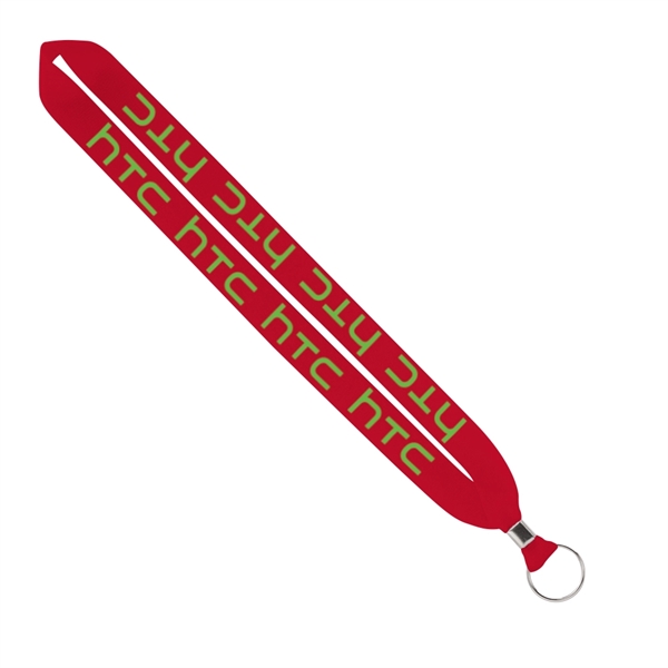 1" x 16" polyester lanyard with a metal crimp and split... from ASI 88060 Snugz/USA Inc / SnugZ USA®