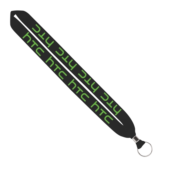 1" x 16" polyester lanyard with a metal crimp and split... from ASI 88060 Snugz/USA Inc / SnugZ USA®