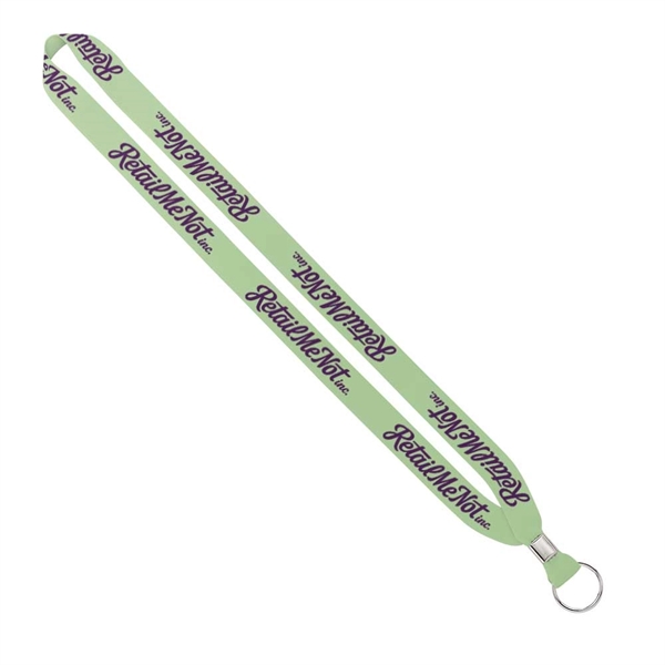 16"L x 3/4"W dye-sublimated lanyard with silver crimp and split ring.... from ASI 88060 Snugz/USA Inc / SnugZ USA®