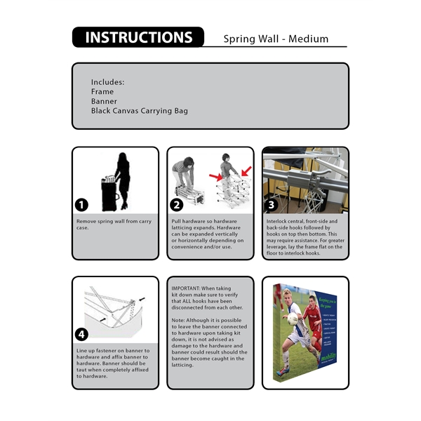 Medium Spring Wall replacement banner... from ASI 80228 Quinn