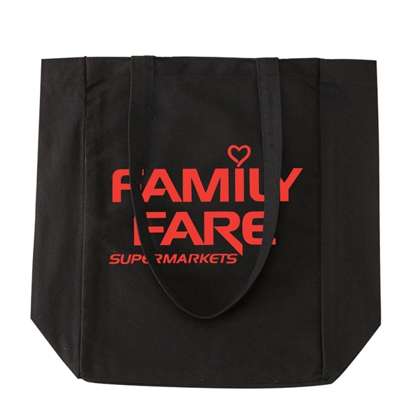 Heavy-duty cotton canvas tote bag made of 10 oz. cotton canvas... from ASI 52840 Evans Manufacturing