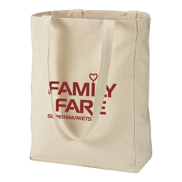 Heavy-duty cotton canvas tote bag made of 10 oz. cotton canvas... from ASI 52840 Evans Manufacturing