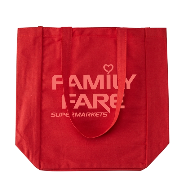 Heavy-duty cotton canvas tote bag made of 10 oz. cotton canvas... from ASI 52840 Evans Manufacturing