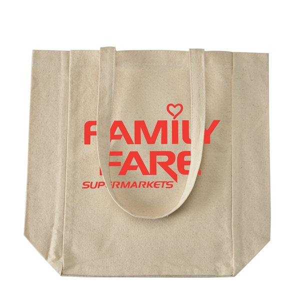 Heavy-duty cotton canvas tote bag made of 10 oz. cotton canvas... from ASI 52840 Evans Manufacturing