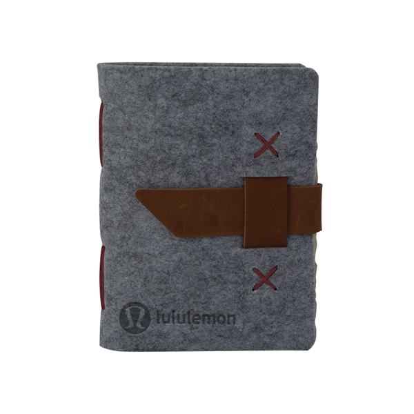 Harlequin journal with leather trim and Irish-waxed, linen accent stitching is... from ASI 88060 Snugz/USA Inc / SnugZ USA®