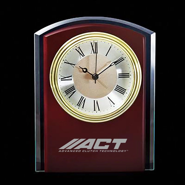 Beveled glass trim surrounding beautiful mahogany wood.... from ASI 40544 Binaco / Binaline