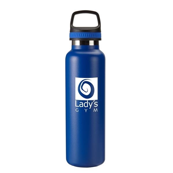 20 oz. stainless steel bottle, double-wall, vacuum-insulated with copper lining, sweat... from ASI 52840 Evans Manufacturing