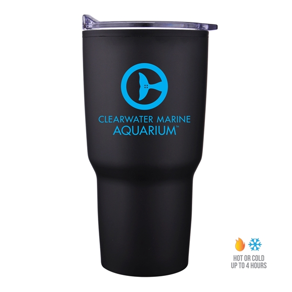 30 oz. economy tapered stainless steel tumbler with a plastic PP... from ASI 90807 Tekweld