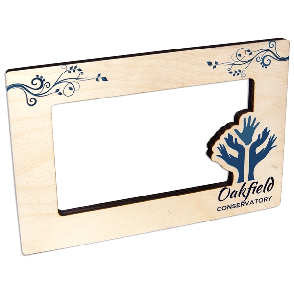 Birch wood frame with 25 mil magnetic backing and full color... from ASI 72521 Morris Magnets