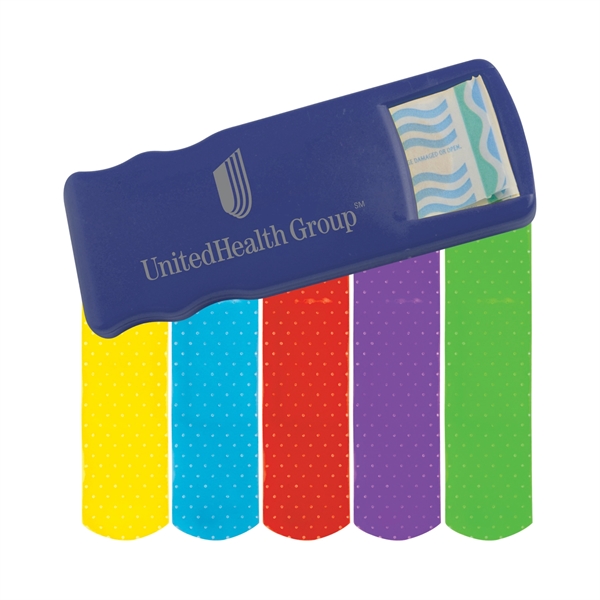 Bandage dispenser with latex-free colored bandages.... from ASI 52840 Evans Manufacturing