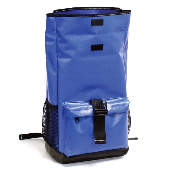 heavy gauge tarpaulin material, ,backpack is water and stain resistant, padded... from ASI 79384 Preferred Nation Inc