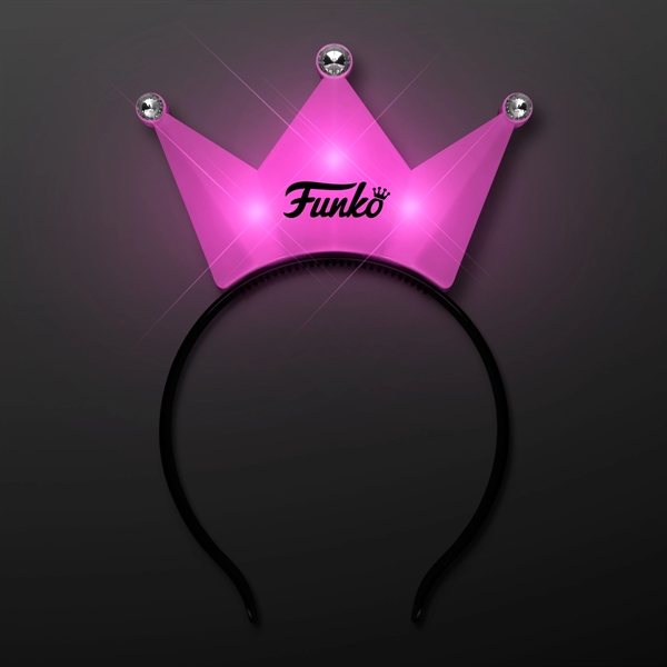 Blank or Imprinted. LED Crown Tiara Headbands, Princess Party Favors... from ASI 34194 ALightPromos