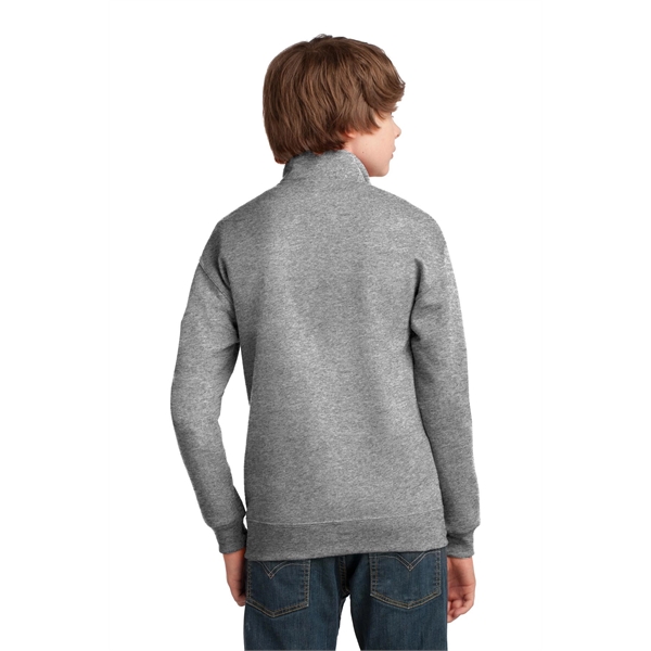 JERZEES Youth NuBlend 1/4-Zip Cadet Collar Sweatshirt.... from ASI 84863 SanMar