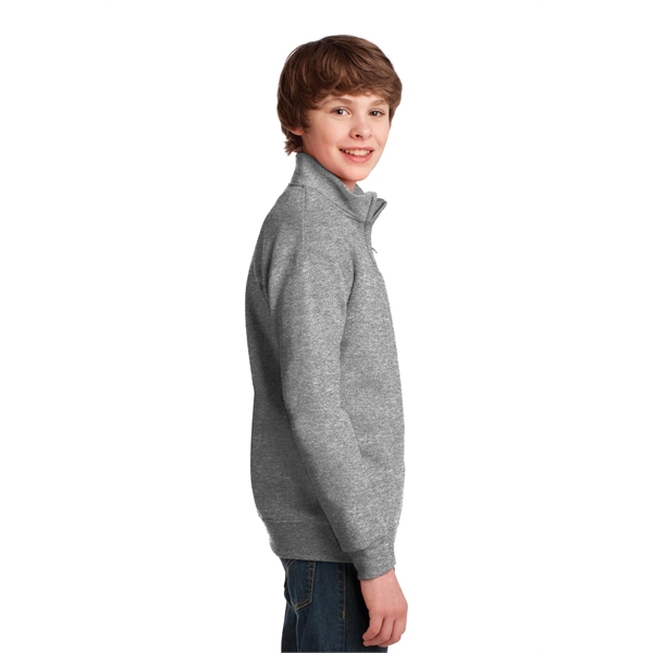 JERZEES Youth NuBlend 1/4-Zip Cadet Collar Sweatshirt.... from ASI 84863 SanMar