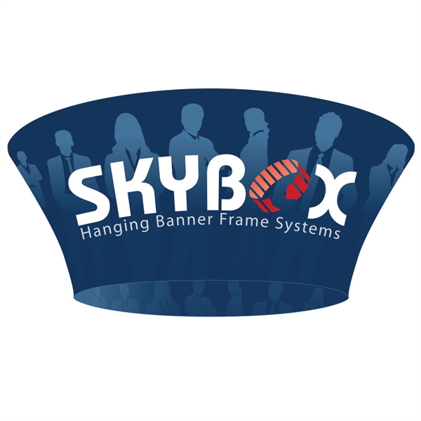 Tapered circle hanging banner.... from ASI 30442 Above & Beyond Advertising Products