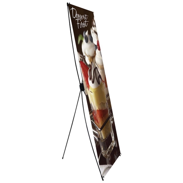 31.5" x 79" economical X-style banner stand.... from ASI 30442 Above & Beyond Advertising Products