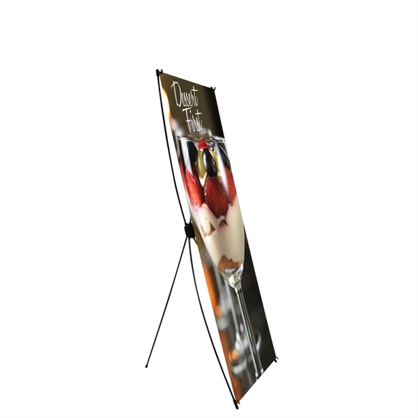 24" x 62" economical X-style banner stand.... from ASI 30442 Above & Beyond Advertising Products