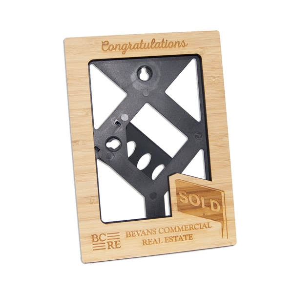 Bamboo wall plaque with acrylic wall hanger and laser etched graphics.... from ASI 72521 Morris Magnets