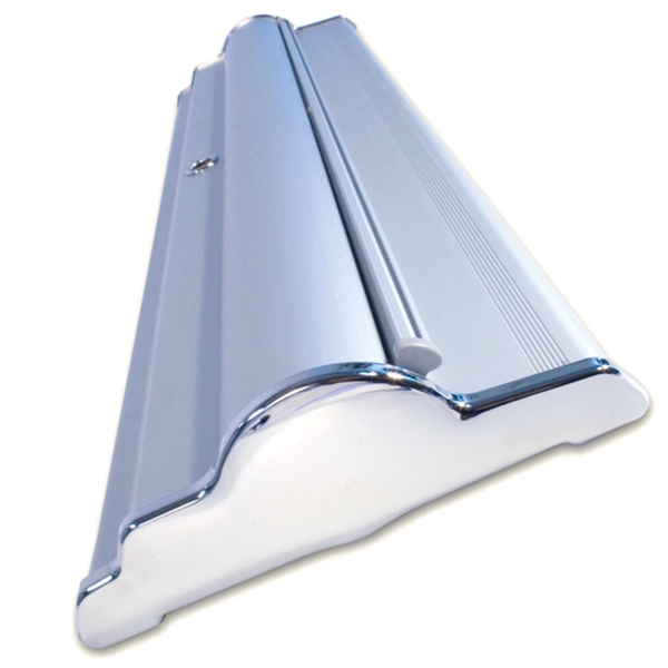 Retractable promotional vinyl banner stand.... from ASI 30442 Above & Beyond Advertising Products