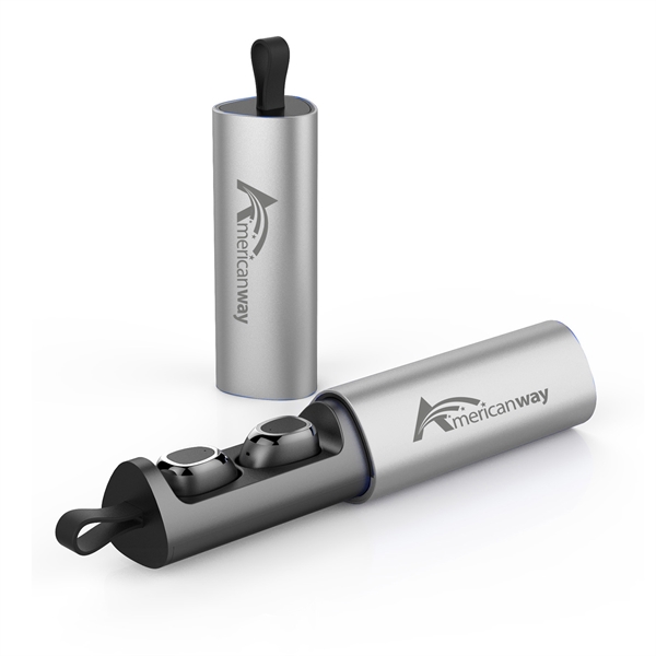 Tri-Slide True Wireless Bluetooth earbuds in a sliding case.... from ASI 90859 Tempo Industries Inc / Tempoline