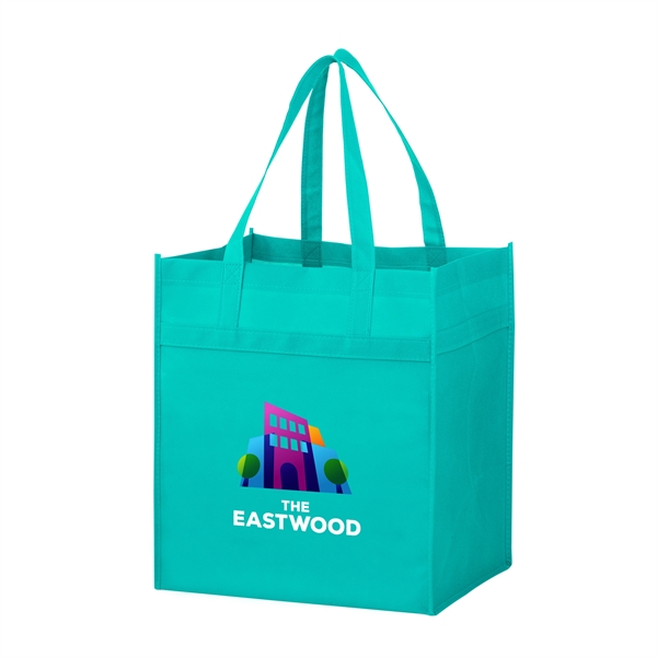 13" x 10" x 15" non-woven PP grocery tote with gusset,... from ASI 35290 American Ad Bag Co