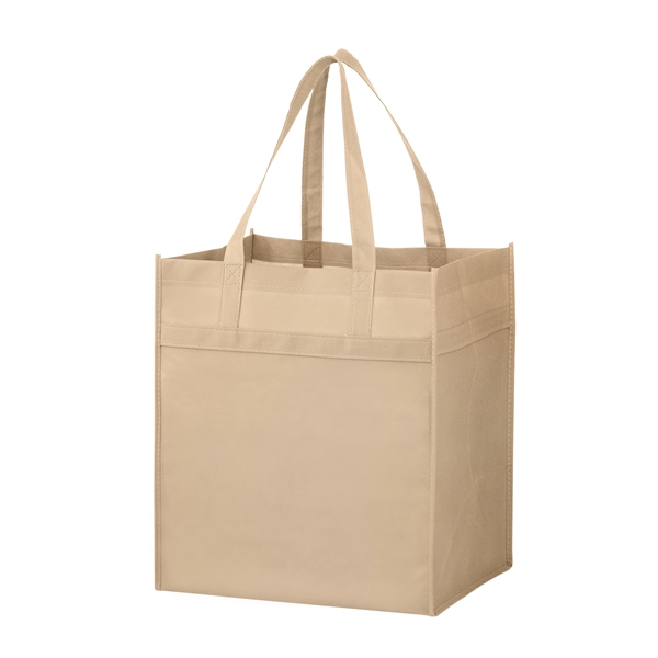 13" x 10" x 15" non-woven PP grocery tote with gusset,... from ASI 35290 American Ad Bag Co