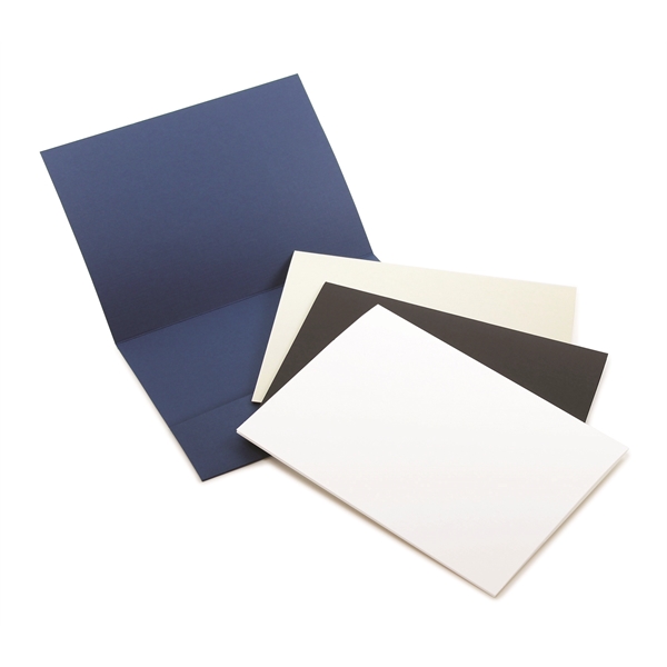 6 1/8" x 8 1/2" Presentation Folders with horizontal 2 1/4"h... from ASI 95280 Warwick Publishing Co / Warwick Folders Made Easy