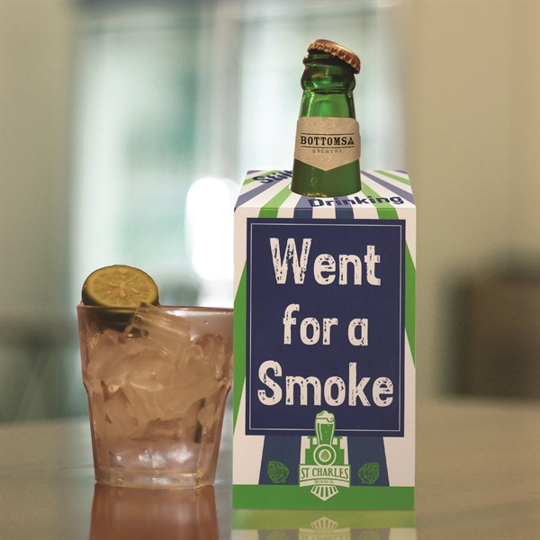 3 1/2" x 8 1/2" Bottle Hanger made in USA with... from ASI 95280 Warwick Publishing Co / Warwick