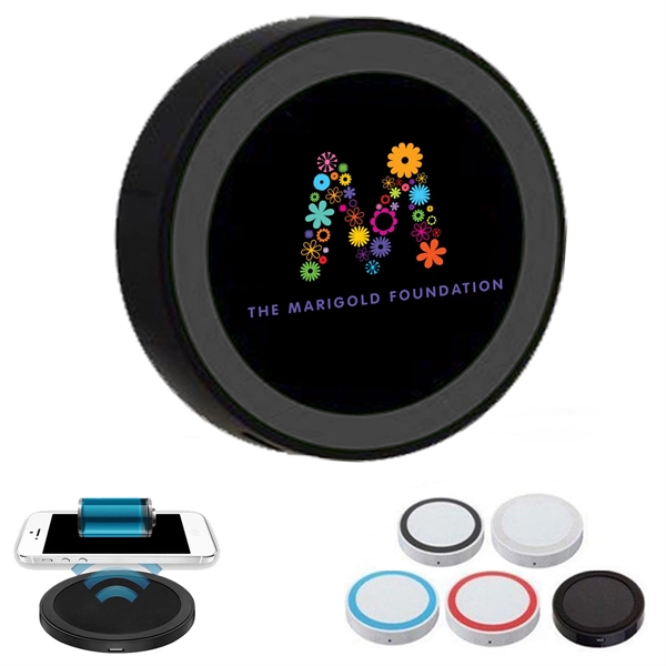 Zoom wireless charging base for powering up your compatible phone's battery.... from ASI 90859 Tempo Industries Inc / Tempoline