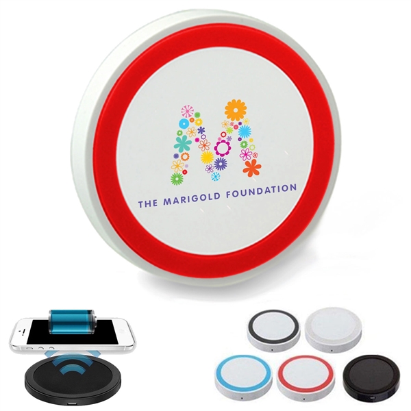 Zoom wireless charging base for powering up your compatible phone's battery.... from ASI 90859 Tempo Industries Inc / Tempoline