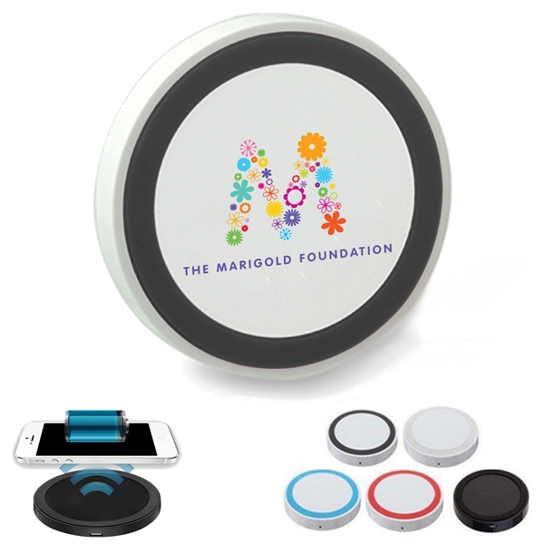 Zoom wireless charging base for powering up your compatible phone's battery.... from ASI 90859 Tempo Industries Inc / Tempoline