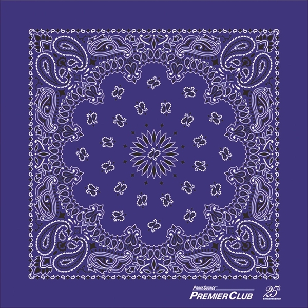 22" x 22" cotton bandana with American paisley print.... from ASI 44020 Bandanna Promotions By CARO-LINE / Bandanna Promotions