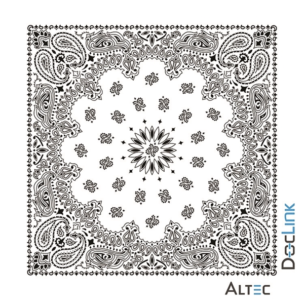 22" x 22" cotton bandana with American paisley print.... from ASI 44020 Bandanna Promotions By CARO-LINE / Bandanna Promotions