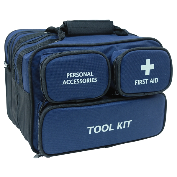 Premium travel pro bag with trunk organizer. Features 2 fully lined... from ASI 63698 Justin Case®