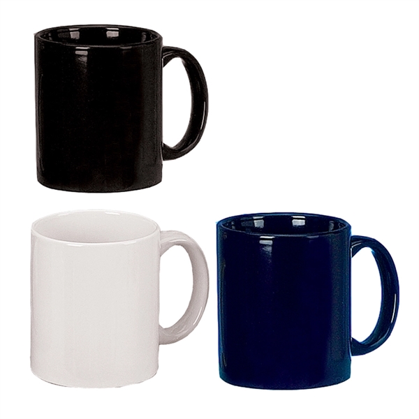 11 oz. C-handle solid color mug.... from ASI 92133 777 Promotional Products Inc