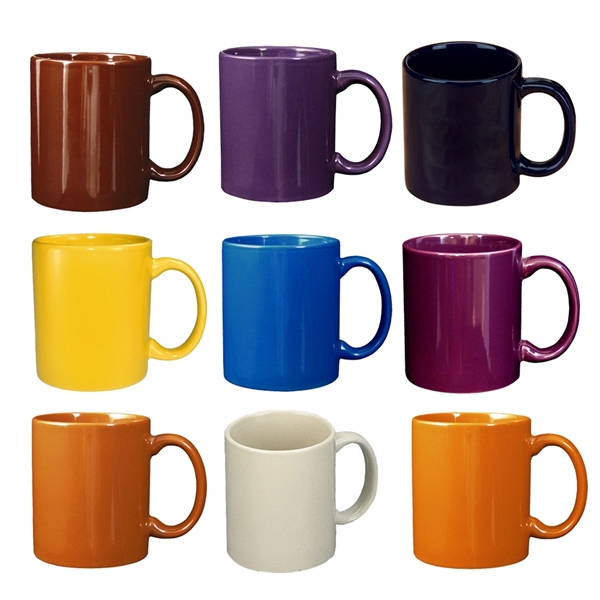 11 oz. C-handle solid color mug.... from ASI 92133 777 Promotional Products Inc
