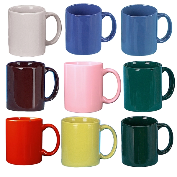 11 oz. C-handle solid color mug.... from ASI 92133 777 Promotional Products Inc