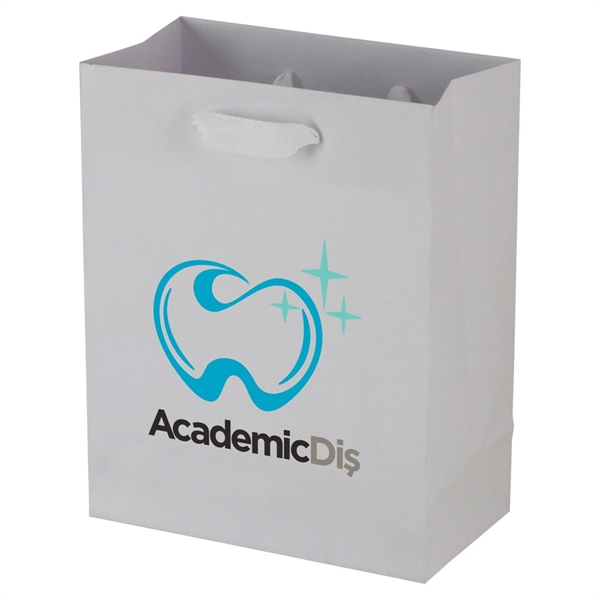 Made from 180 GSM non-laminated white kraft paper, these shopping totes... from ASI 75731 PWS / Pacific Western Sales/Cater Line