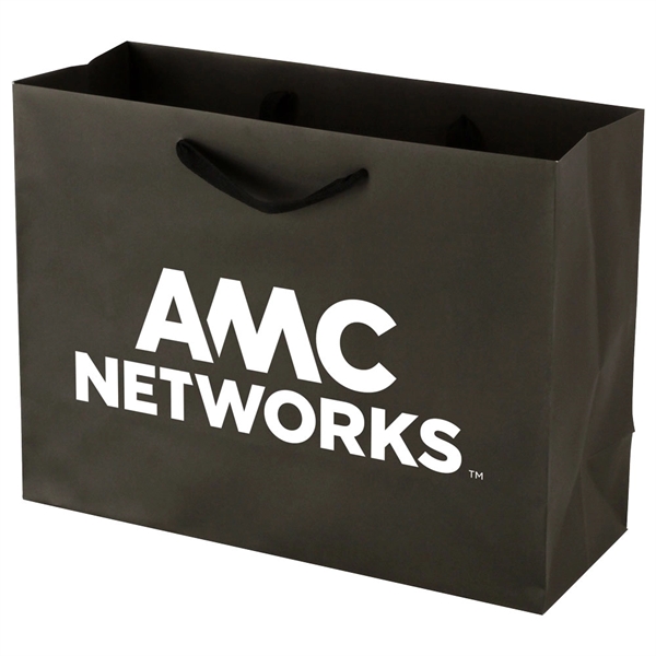 Made from 180 GSM non-laminated white kraft paper, these shopping totes... from ASI 75731 PWS / Pacific Western Sales/Cater Line