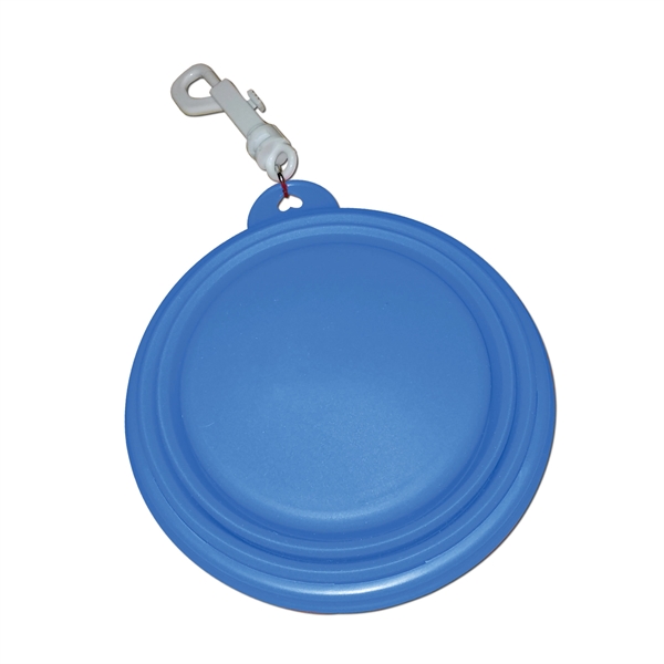 Collapsible pet bowl with clip attachment for easy travel... from ASI 58805 HPC Global