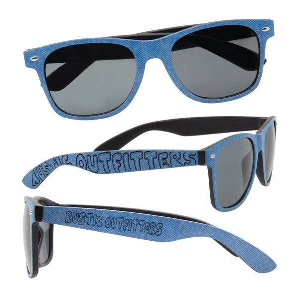 Denim printed sunglasses with shatter-resistant lenses and customization.... from ASI 62190 Illini