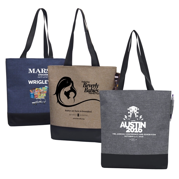 600D polycanvas tote for daily use and conventions... from ASI 79384 Preferred Nation Inc / Preferred Nation