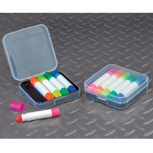 Set of five wax highlighters with black pocket case with a... from ASI 99030 Zipline / Zipline®