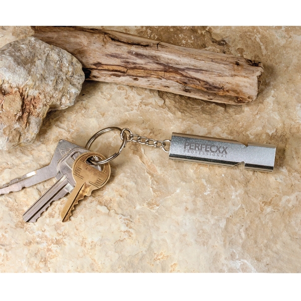 150-decibel, safety survival whistle with stainless steel construction and environmental adaptability... from ASI 99030 Zipline / Zipline®