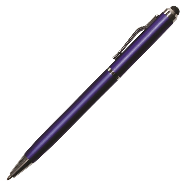 Twist action silm-bodied pen with a  stylus.  Comes in... from ASI 68850 Markon Pen & Pencil Inc