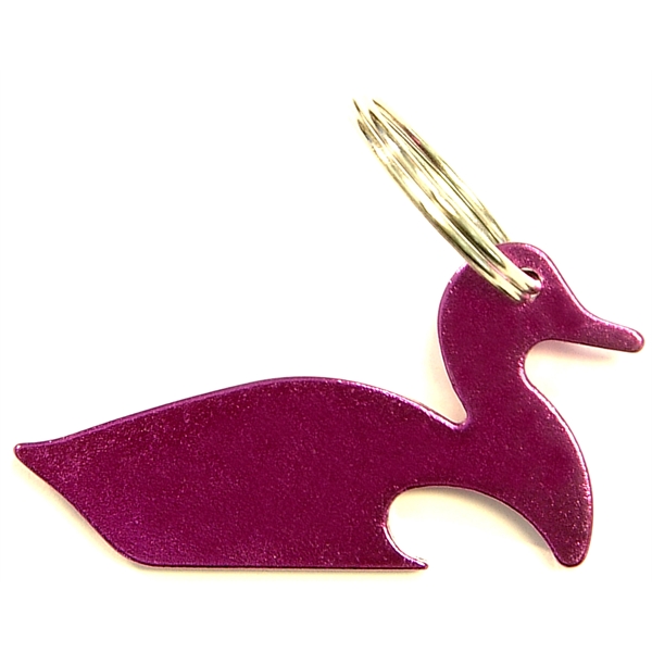 Duck shape bottle opener with key chain.... from ASI 74585 Nu Promo International / Nu Promo Line