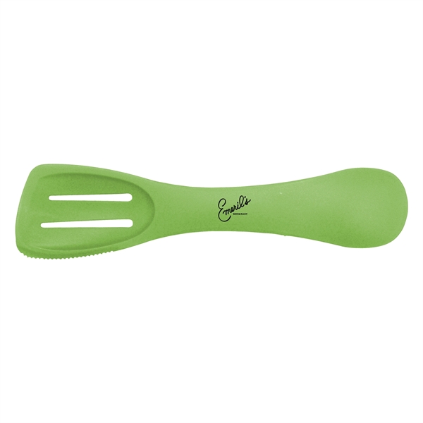 Universal, 4-in-1 kitchen tool with spoon, slotted spoon, turner and serrated... from ASI 52840 Evans Manufacturing